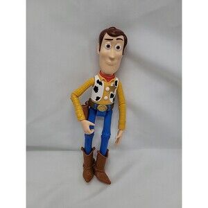 Disney Pixar Sheriff Woody 9" Doll Toy Story 4 Poseable Jointed Figure Missing H